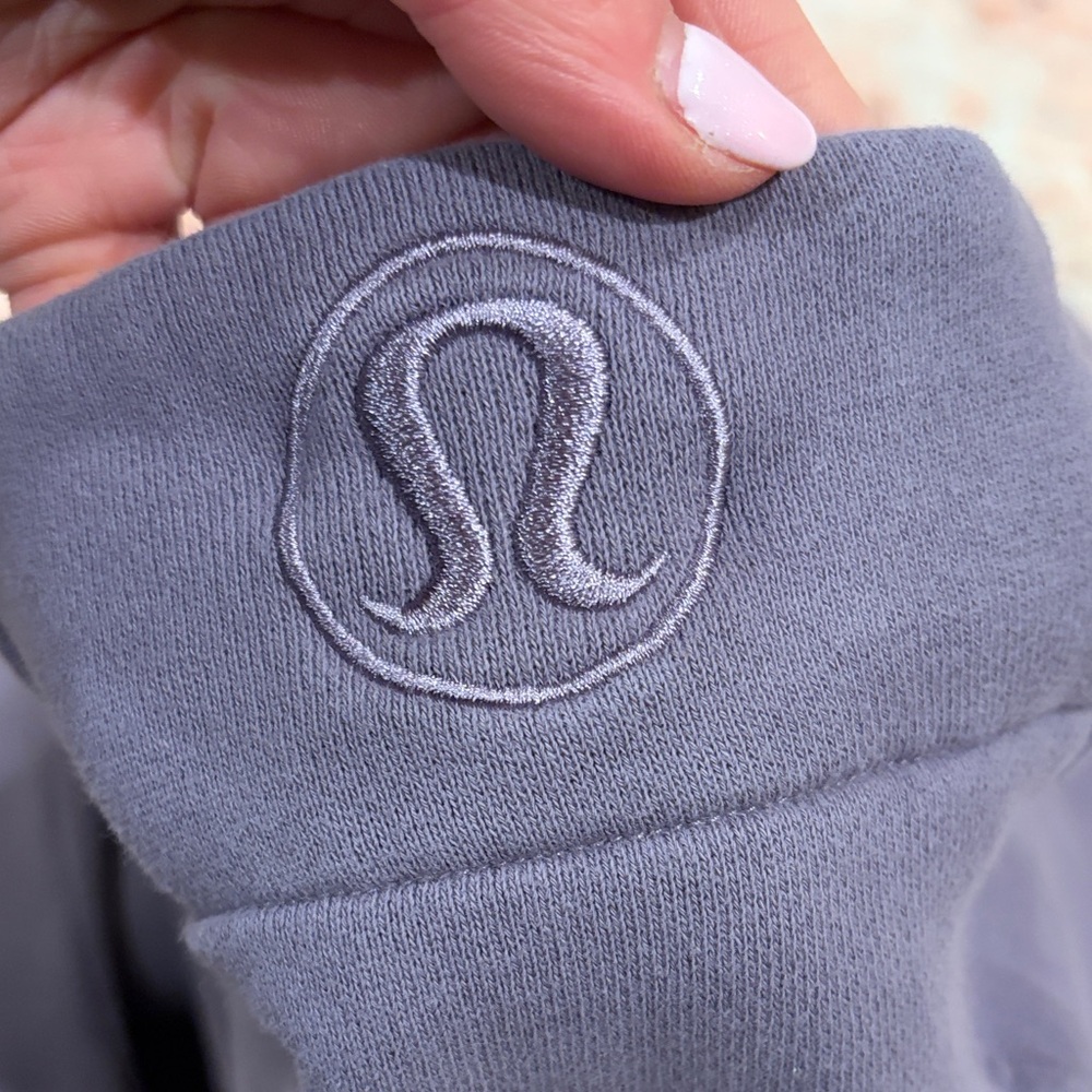 Lululemon purple full zip scuba